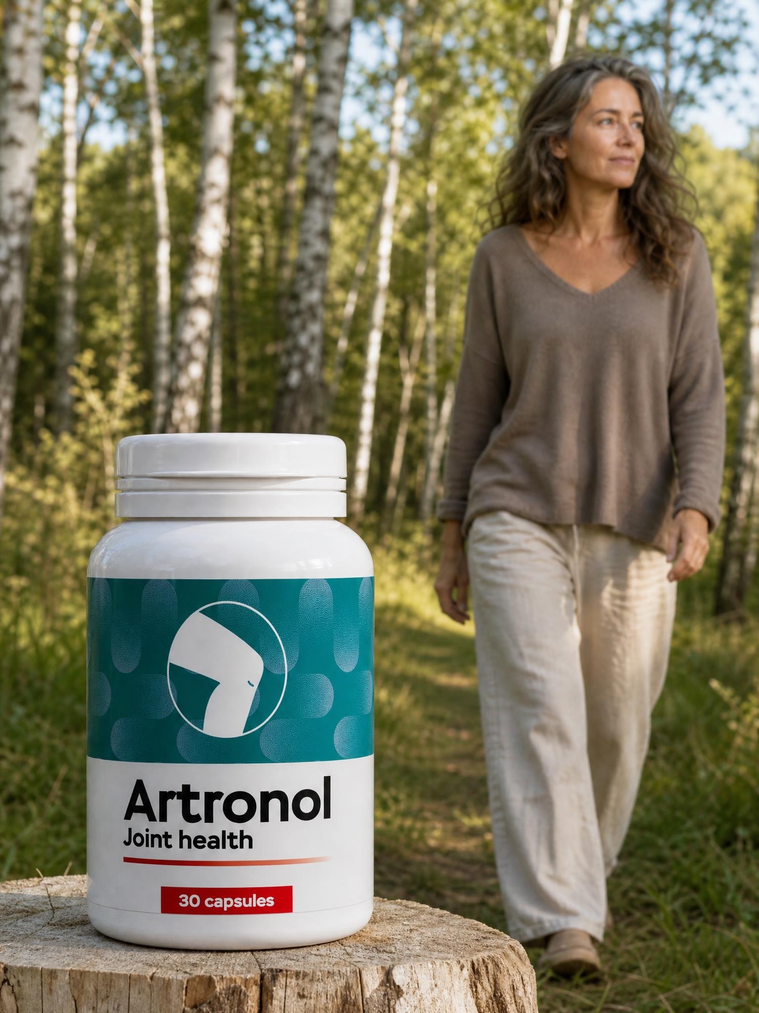 Artronol — человек с продуктом на природе