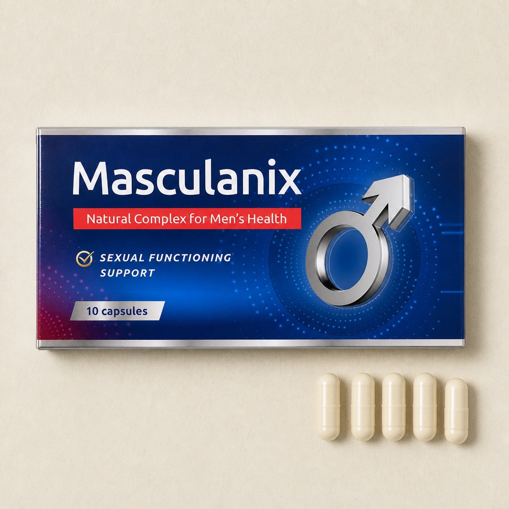Masculanix — упаковка на нейтральном фоне
