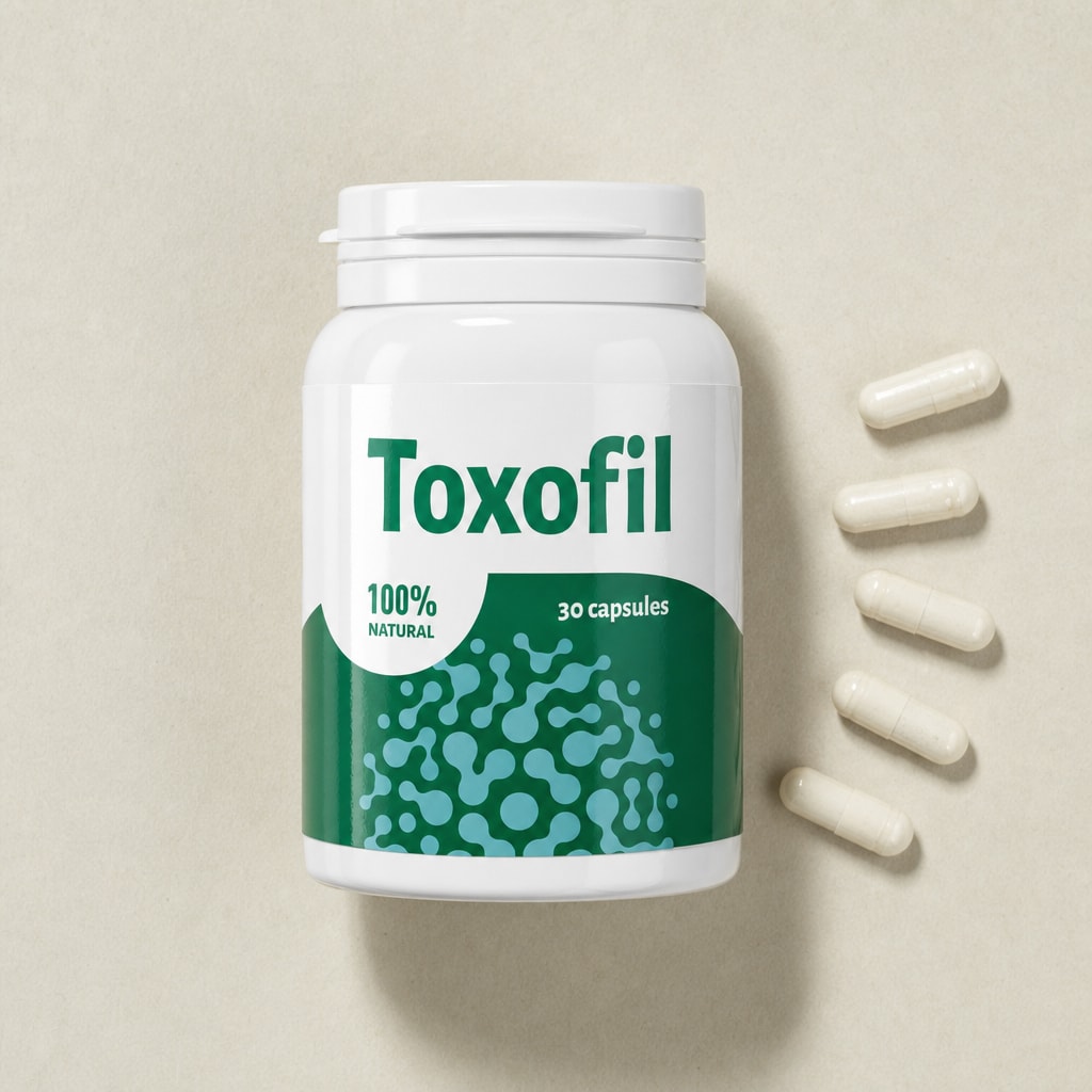 Toxofil — упаковка на нейтральном фоне