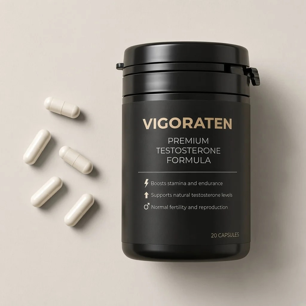 Vigoraten — упаковка на нейтральном фоне